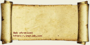 Jana Mijatović vizit kartica